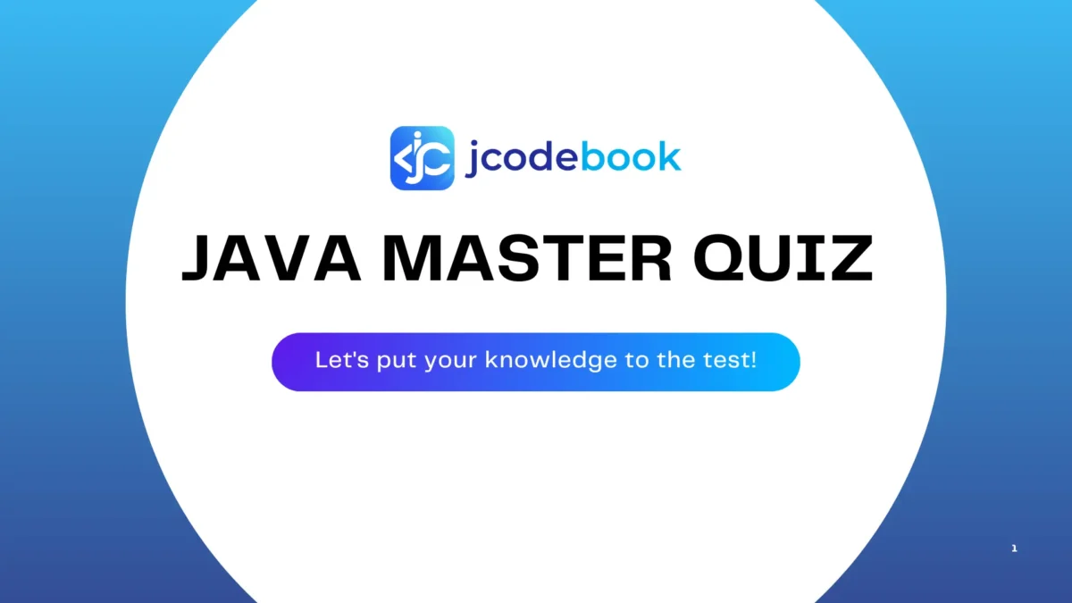 Java Master Quiz